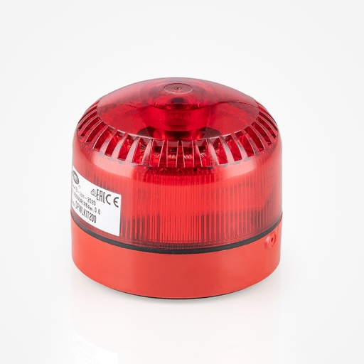 [E05031118] Red sounder beacon 24V (max. 0,8A - max. 20W) DPWLKIT200 IP65