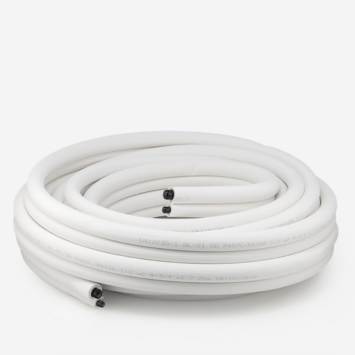 [F02011012] Copper tube pair coiled Cu AP-46 1/2"-3/4