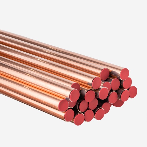 [F03041004] Copper tube 1 5/8" (RQ)  (5m) - 120bar R290, 33,77mm x 41,27mm