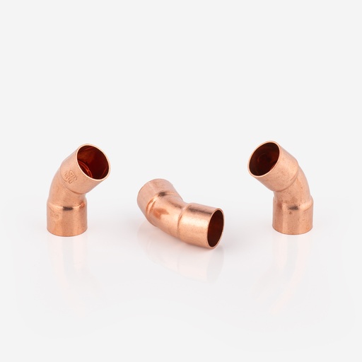 [F04011129] Bend 45° 18mm F/F RR5041