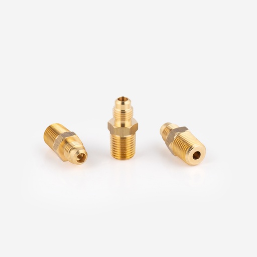 [F06011005] Konenippa neulav. 8354/22 1/4" SAE x 1/4" NPT