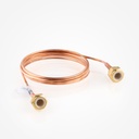 Copper capillary tube 1/4" 1,5m, without depressor