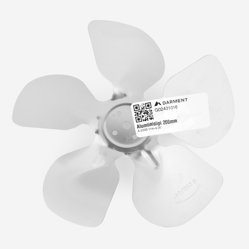 [G02431016] Alumiinisiipi 200mm A-200S Imevä 28°