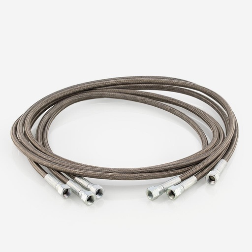 [J02031036] Charging hose Co2 Wigam 3 x 1,5m 1/4" SAE 200bar