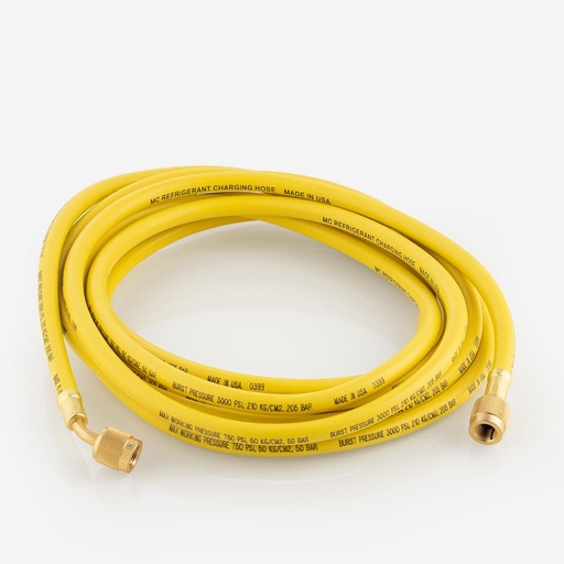 [J02041000] Charging hose 5m 1/4" SAE yellow