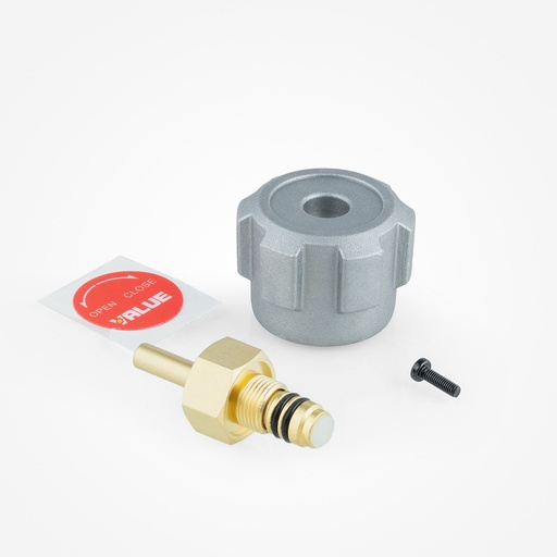 [J02051011] Value manifold VMG pressure gauge valve + knob (red)