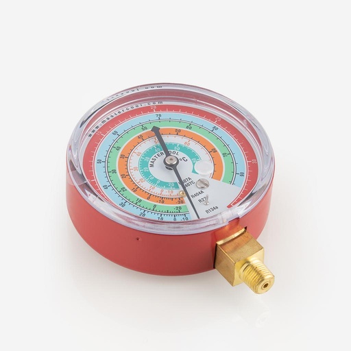 [J05041002] High pressure gauge Mastercool   R134A,R404A,R407C,R507A 1/8" NPT