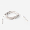 Heating cable 40W, 230 V silicone, Lt = 1,0 m/ 2 m