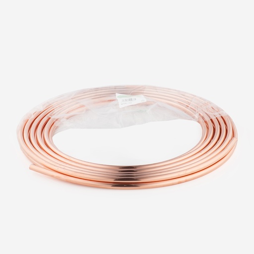 [F01010009] Copper Tube Coil,1/2" (12,70) x 1,0mm x 15m, Green Standard, MWP 102bar