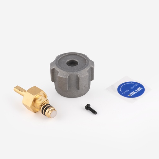 [J02050001] Valuen mittarisarjan venttiili + nuppi VMG-4- (varaosa) (sin)