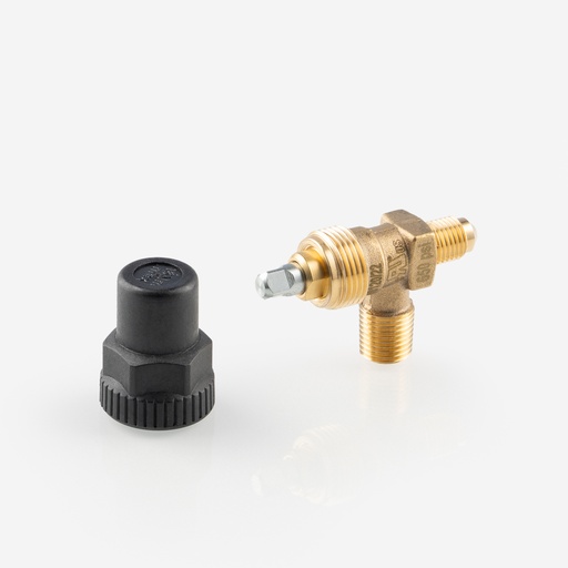 [D03030084] Receiver Valve 6120/22 1/4" SAE - 1/4" NPT